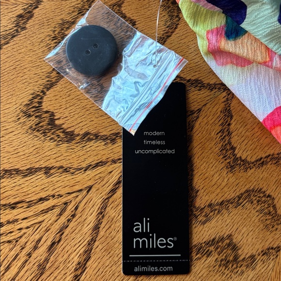 Ali Miles - Multicolor Abstract 3/4 Sleeve Jacket - Picture 7 of 8